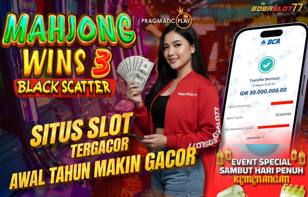 Selamat kepada user id : irw***87 Wede Rp 30.000.000 di Game MAHJONG WINS 3 PRAGMATIC PLAY Cair Gk Sampe 1 Menit! Menang Mudah di Bobaslot77